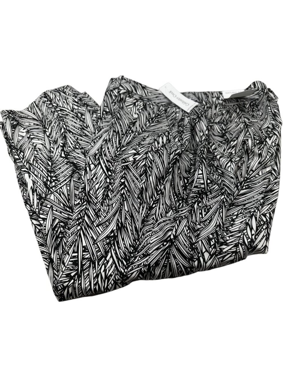 Coldwater Creek Women's Size 16 Pant Ankle Leg Tropical Black New With Tags